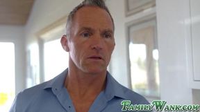 Stepdaddy Seduced By Younger Stepdaughter, Gets Thrusted Deep Inside Her Holes