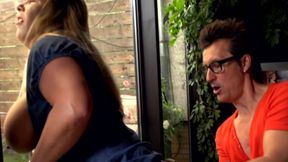 Gorgeous Housewife with Huge Boobs Gets Fucked by Landlord