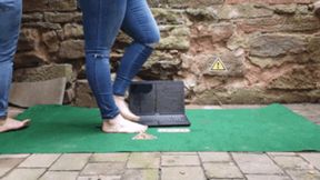 Sneaker-Girl Darleen and Sister - Destroy Old Notebook