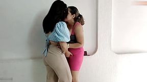 Spanish Hot Lady Temptation: Coffee Date Turns To Titty Licking & Clit Sucking