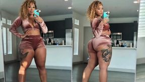 Raw, ravenous stepmom ravishes BBC, begging for thick cock&#x1F346; inside curvy, oiled-up booty