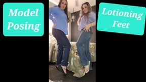Blue Jeans and Lotion Feet