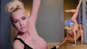 Slim Gymnast Exploring Anal&#x1F44C; for the First Time