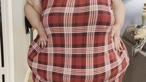 SSBBW Panty Try On and Walking