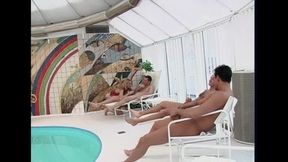 Young Dara Gangbanged By The Indoors Pool! (1st half mp4)