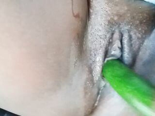 Screwed myself with a cucumber ????????????????