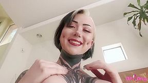 Tattooed Hottie Lorelai Suicides First Dp!