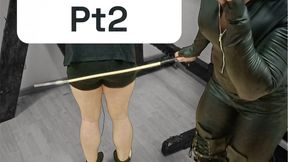 Military Femdom pt2: jump rope training (ITA)