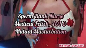 JOI Hot Nurse Medical Fetish Roleplay Cosplay Video- MP4 Format