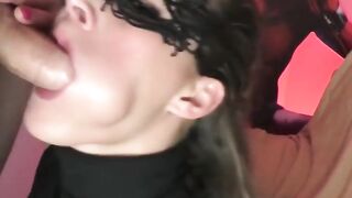 Masked Wife Doing A Good Blowjob