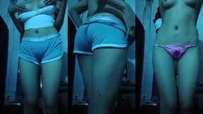18+ teen s tight pussy in her room. she accidentally sends a video to her teacher