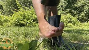ASMR Rainboot & Barefoot Worship
