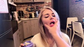 Ravished by His Flicking Tongue While Taking a Load
