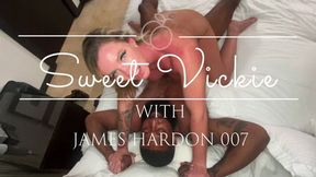 Sweet Vickies passionate fuck with James Hardon