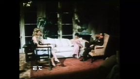 Bisexual MILFs Share Big Cock&#x1F346; in Their Hairy Pussies During Vintage Threesome