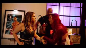 Natalia Starr & Adria Rae Bang Security Guard In Dark Nightclub, Then Cum Together