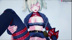 the bartender burnice white having sex - red pov - zenless zone zero - full & pov on sheer & ptrn: fantasyking3