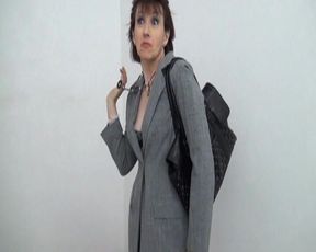 Hot French Cougar Enjoys Dick in Her Ass and Cunt