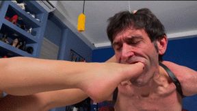 FUCKED MOUTH (FOOTGAGGING) -FULL HD MP4