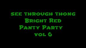 Fit petite Asian giving you a peek under her short skirt - Panty Party Vol 6 ***wmv***