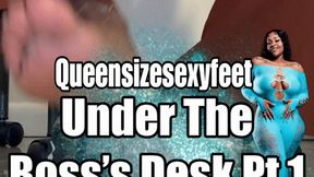 Under The Boss’s Desk Pt 1 Sneakers & Bare Feet
