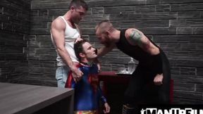 Pounded Cameron Kincade by Sebastian Keys' merciless grip for Lance Hart's twisted pleasure