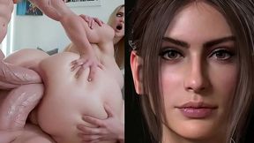 Double Anal Penetration x ASMR JOI