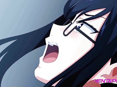 Virgin Girl School Library Trreesome HENTAI 2023