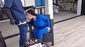 Horny Alejandra Palacios Gets Her Guts Rearranged by Gay Makeup Artist's Dick
