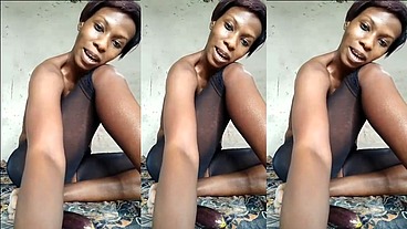 MILF Nikkiez Fucking an Eggplant, Squirting it and Drinking her Squirt