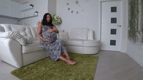 PREGNANT WOMAN FARTS and BURPING d