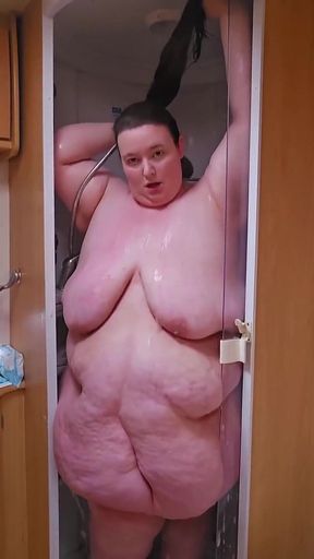 Showering in a Caravan Naked