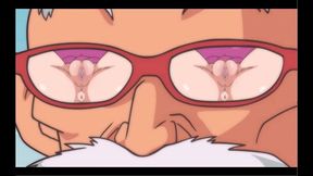 bulma balls [ dragon ball hentai game ] ep.1 old pervert tongue made her squirt on the beach !