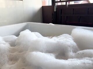 My spouse came back from Travel and I didn't have time to screw my lover in the baths - Cum on melons