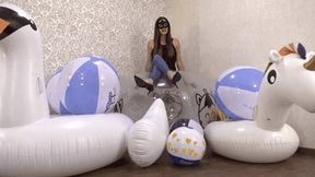 Playing with your big infla - before destroying all of them!