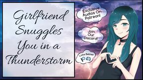 Stormy Night: girlfriend seduces with intimate snuggling