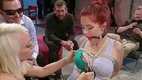 Big Cock Guy Fucks Redhead In Public