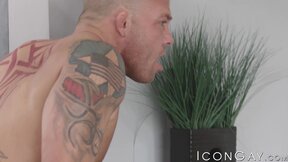 Tristan Brazer uses every inch of his cock to take down Tristan Hunter