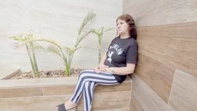 MEETING MY ELDERLY FRIEND IN THE SQUARE - BY JUDITI AND VALESCA RIOS - CLIP 1 IN FULL HD