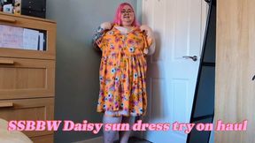 SSBBW Daisy sun dress try on haul