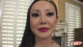 Mesmerizing Asian MILF Ange Venus fucks cowgirl style for better pleasure