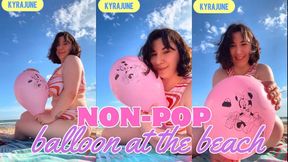 Non-Pop Balloon Inflation at the Beach