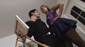 Two bitches, Daria & Christina, get their sloppy, dirty, nasty on