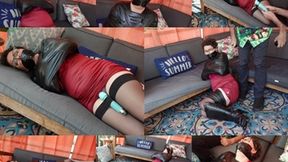 Wrapped up in shiny black tape for bound orgasms (MP4 SD 3500kbps)