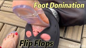 Evil Lohan: Dominating Slave with Flip Flops (MP4 720p)