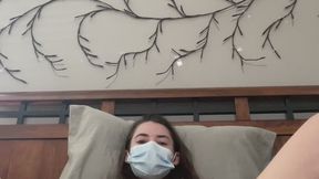 Latex Surgical Glove Up and Fingering to Squirting Orgasm