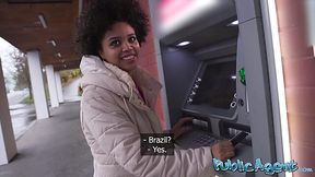 Brazil Ebony gets picked up by a horny agent