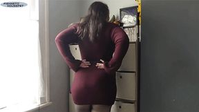BBW Pantyhose Facesitting POV (WMV)
