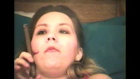Cigar and Masturbating