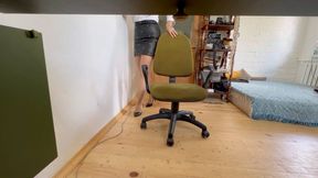 spying at her panty mov